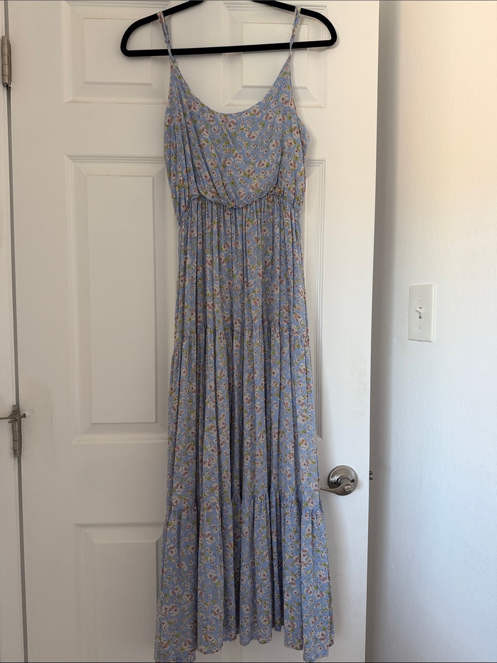 Lulus Blue Floral Dress